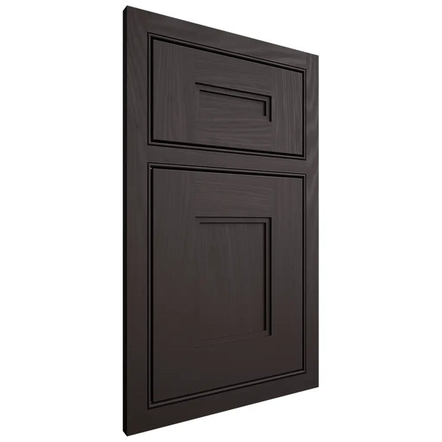 Shiloh Cabinetry Beaded Inset Tahoe Poplar Plain Cut Carbon Door