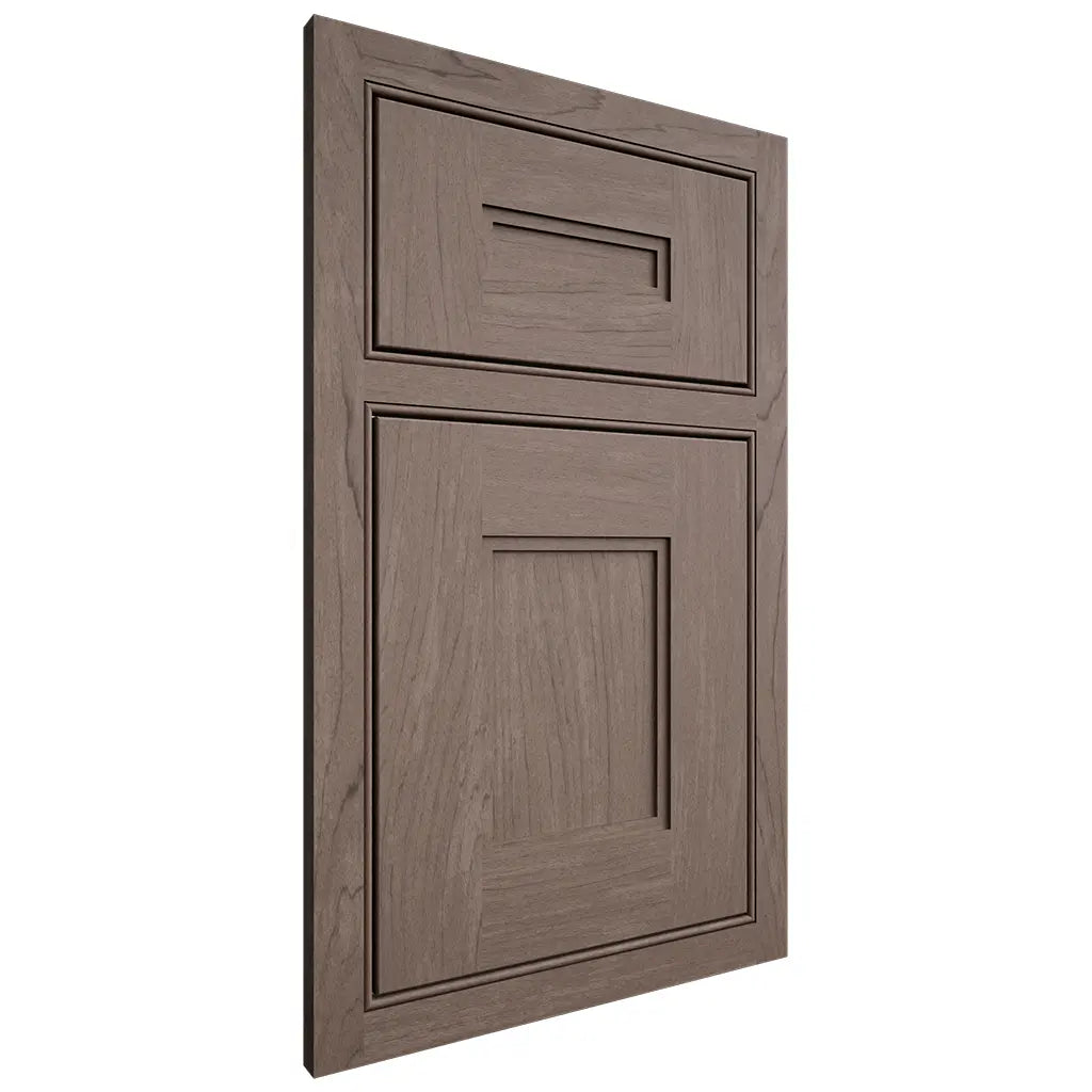 Shiloh Cabinetry Beaded Inset Tahoe Poplar Plain Cut River Rock Door