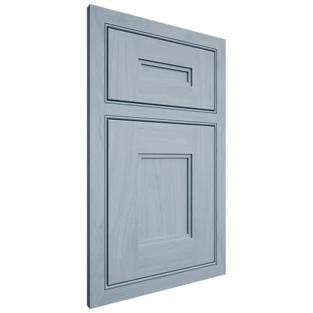 Shiloh Cabinetry Beaded Inset Tahoe Poplar Plain Cut Sky Door