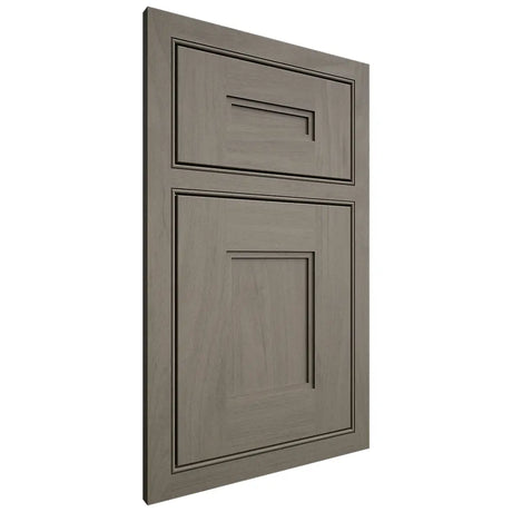 Shiloh Cabinetry Beaded Inset Tahoe Poplar Plain Cut Thyme Door