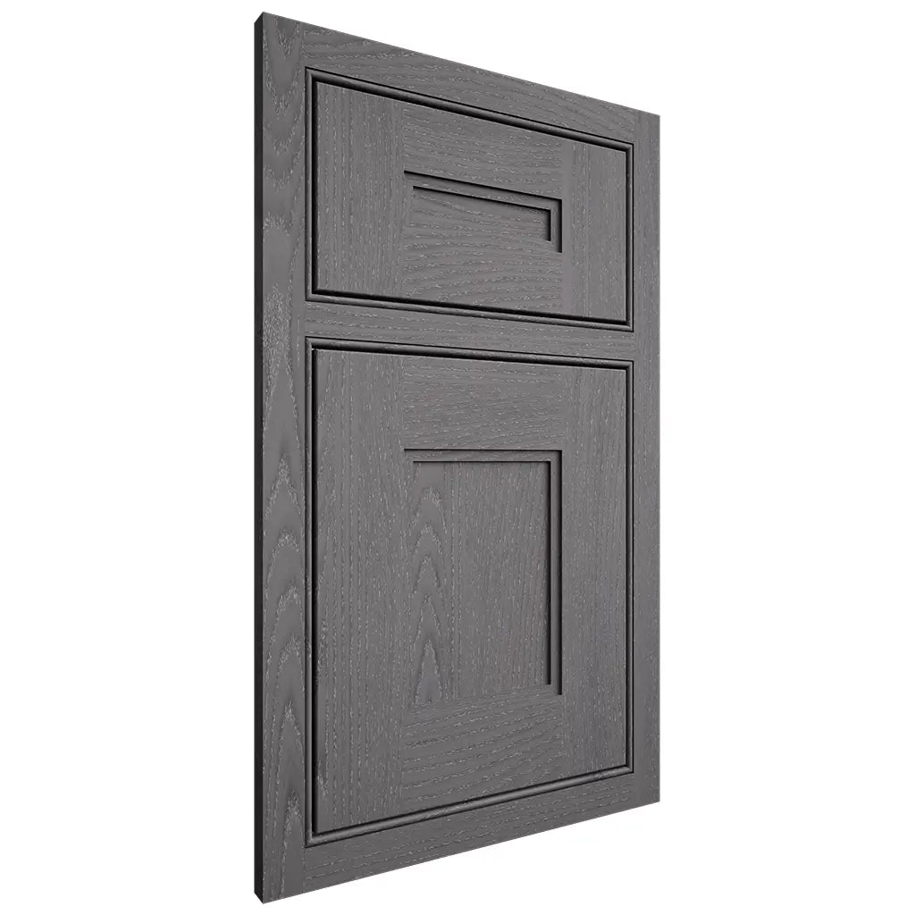 Shiloh Cabinetry Beaded Inset Tahoe Red Oak Plain Cut Cadet Door