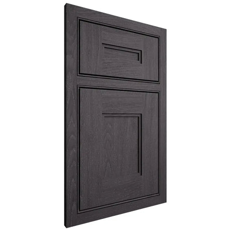 Shiloh Cabinetry Beaded Inset Tahoe Red Oak Plain Cut Harbor Door