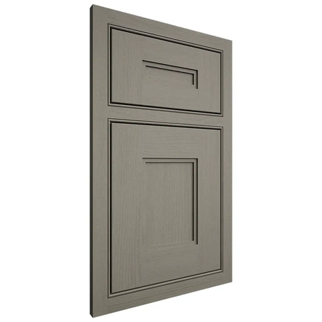 Shiloh Cabinetry Beaded Inset Tahoe Walnut Plain Cut Thyme Door