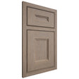 Shiloh Cabinetry Beaded Inset Tahoe White Oak Plain Cut Almond Door