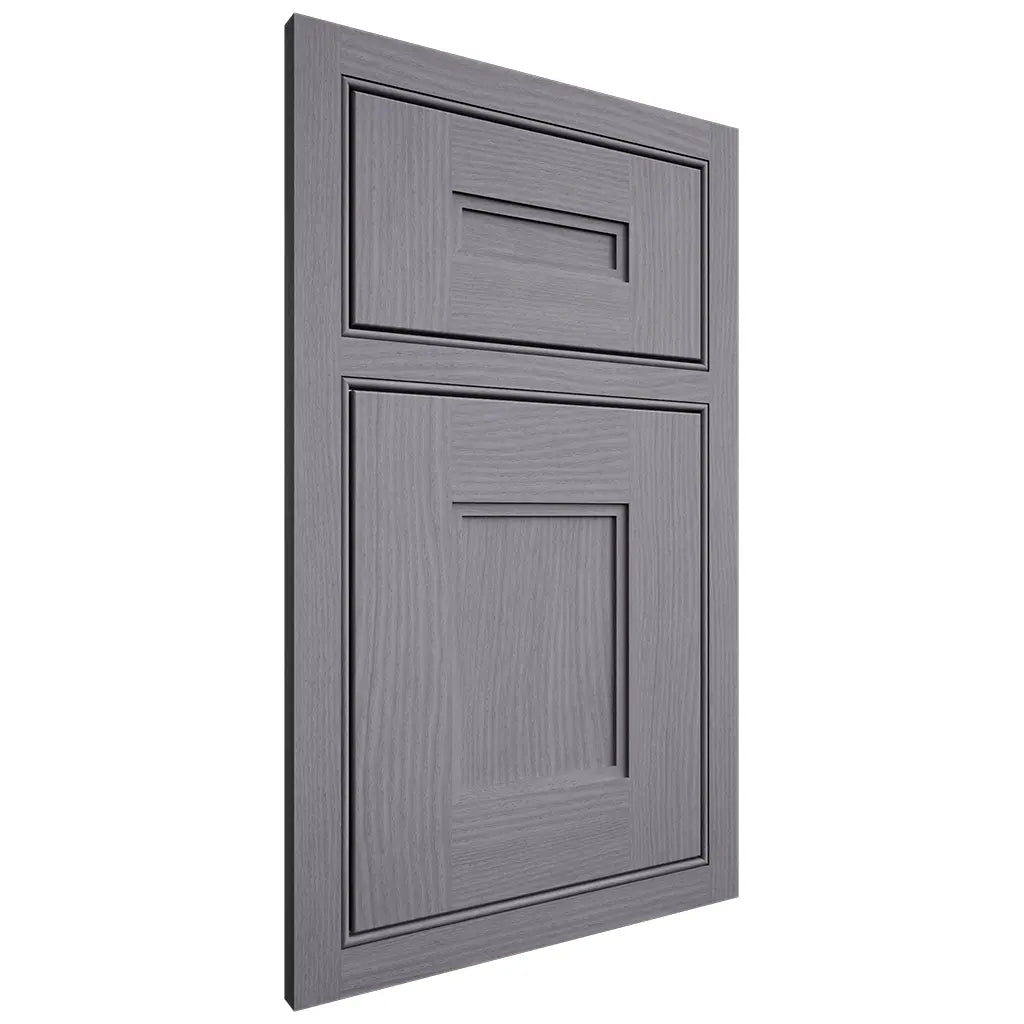 Shiloh Cabinetry Beaded Inset Tahoe White Oak Plain Cut Cadet Door