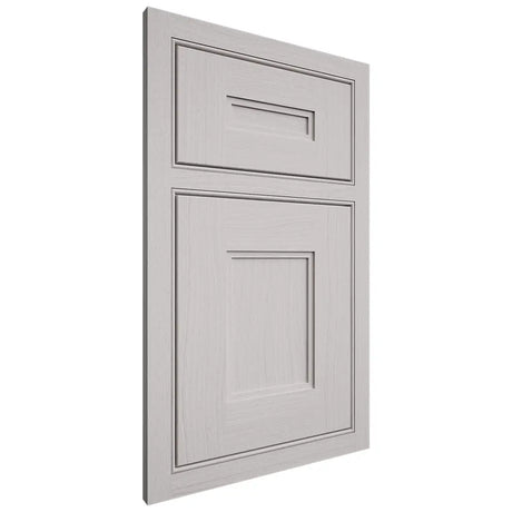 Shiloh Cabinetry Beaded Inset Tahoe White Oak Plain Cut Cotton Door