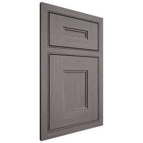 Shiloh Cabinetry Beaded Inset Tahoe White Oak Plain Cut Flagstone Door