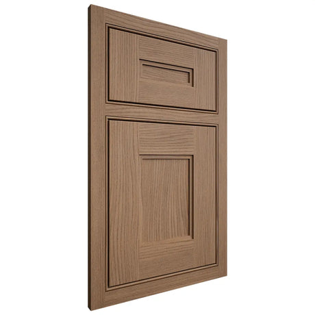 Shiloh Cabinetry Beaded Inset Tahoe White Oak Plain Cut Medium Door