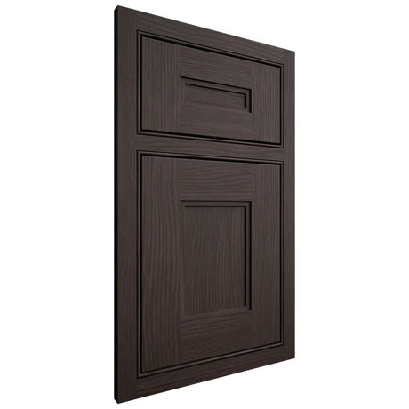 Shiloh Cabinetry Beaded Inset Tahoe White Oak Plain Cut Morel Door