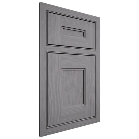 Shiloh Cabinetry Beaded Inset Tahoe White Oak Plain Cut Sterling Door