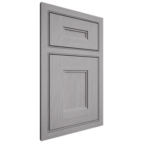 Shiloh Cabinetry Beaded Inset Tahoe White Oak Plain Cut Stratus Door