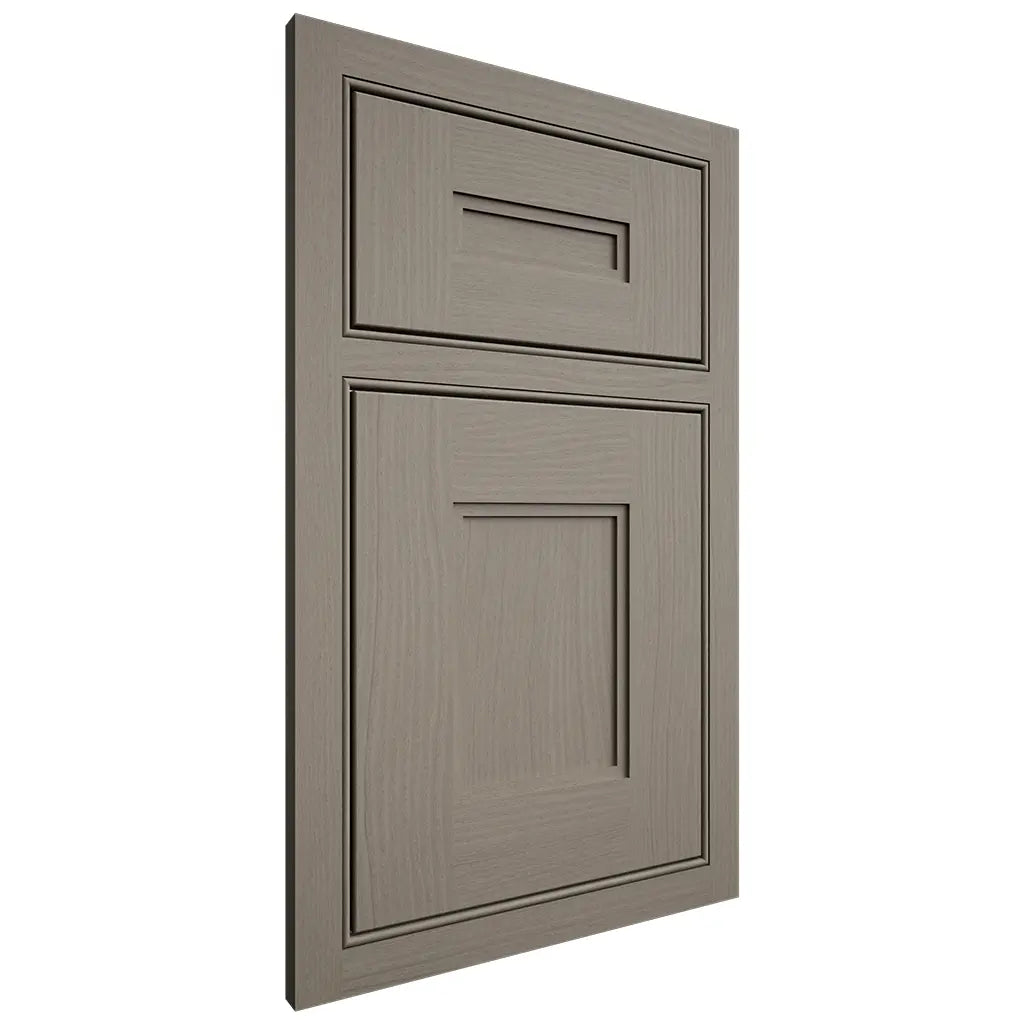 Shiloh Cabinetry Beaded Inset Tahoe White Oak Plain Cut Thyme Door