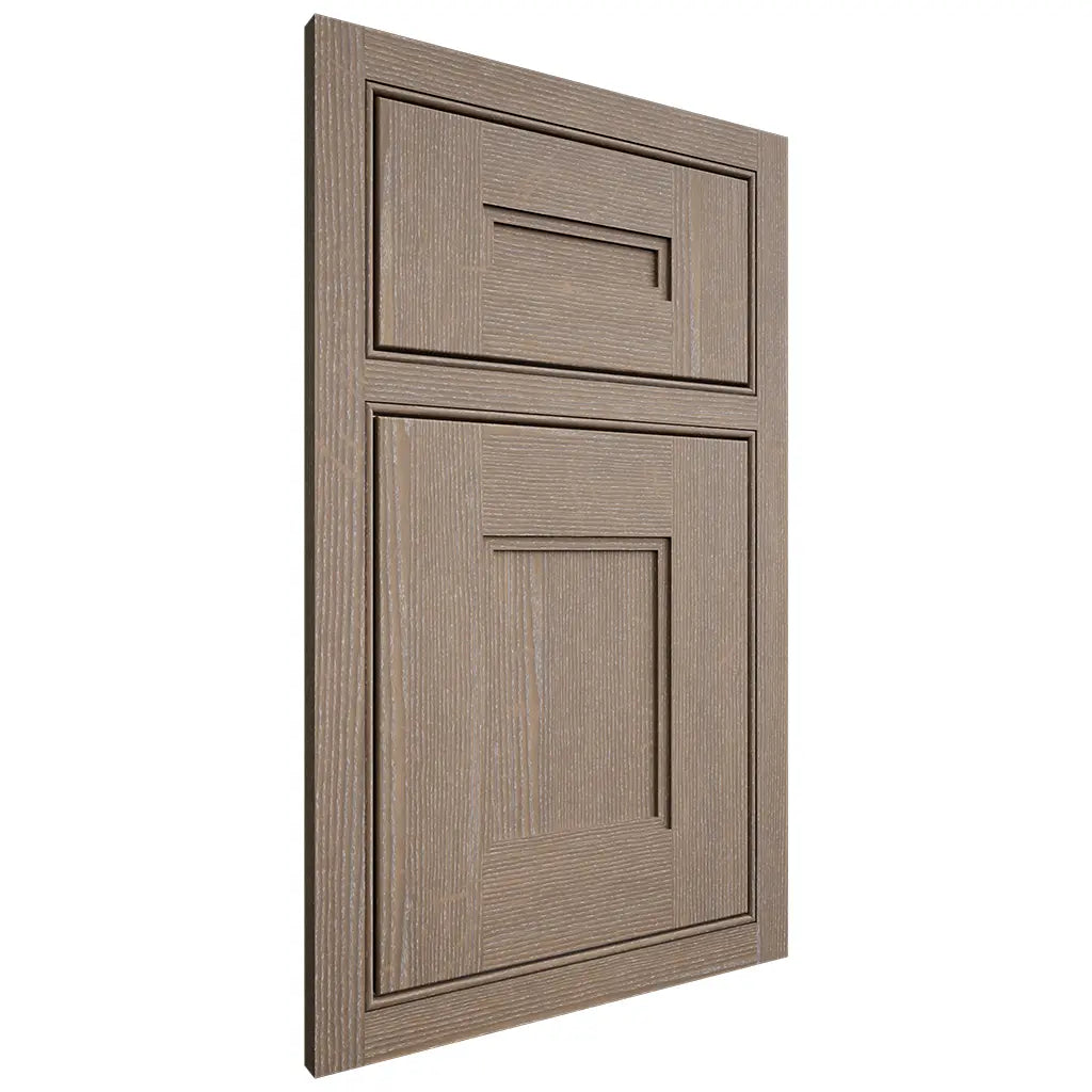 Shiloh Cabinetry Beaded Inset Tahoe White Oak Quarter Sawn Almond Door