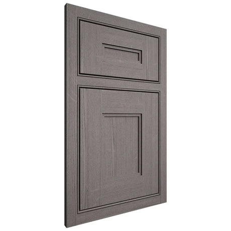 Shiloh Cabinetry Beaded Inset Tahoe White Oak Quarter Sawn Flagstone Door