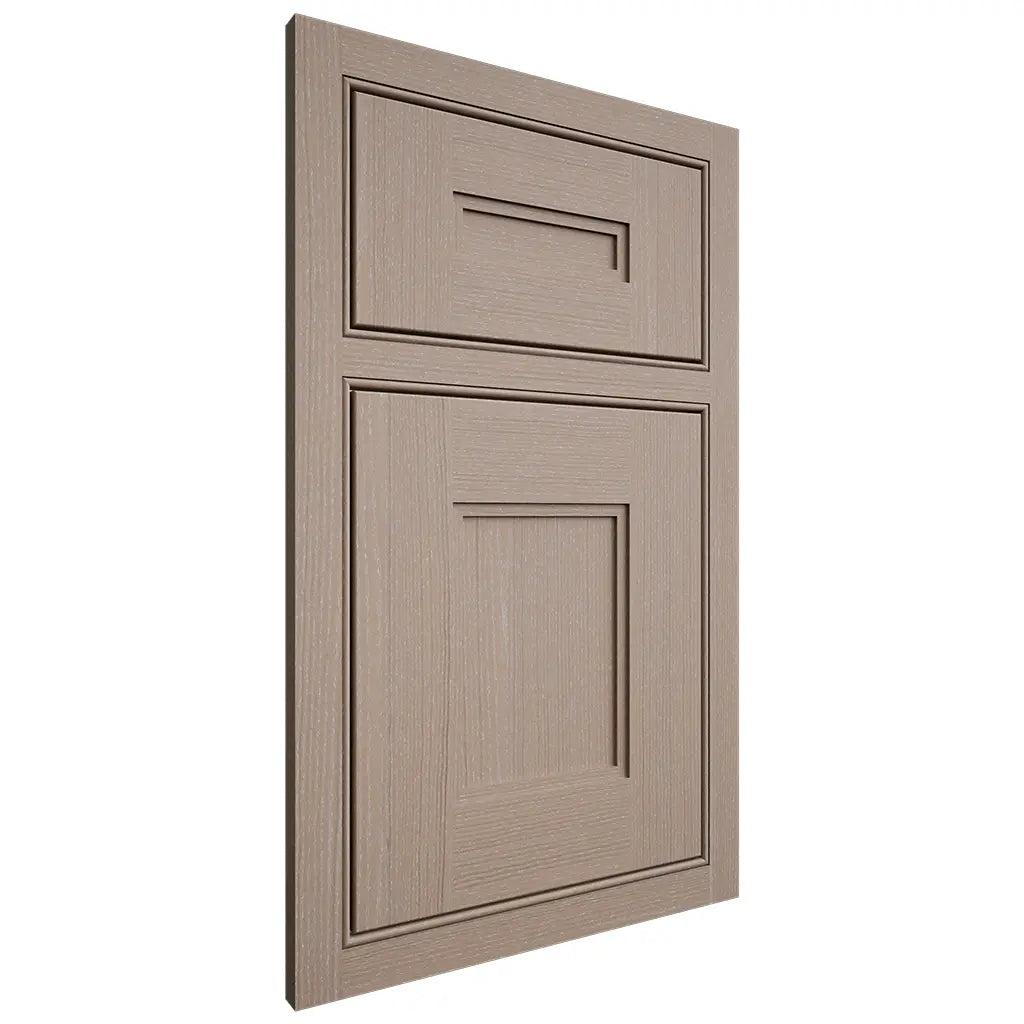 Shiloh Cabinetry Beaded Inset Tahoe White Oak Quarter Sawn Whitewash Door