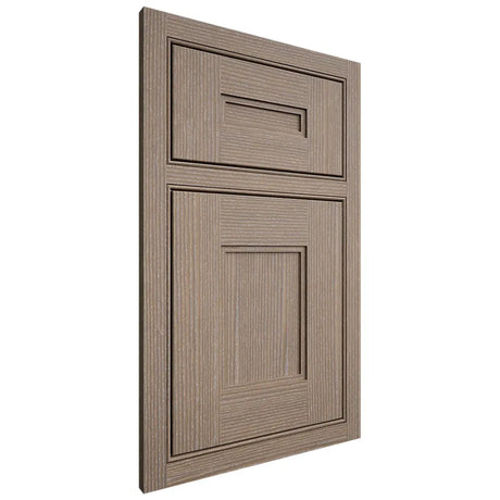 Shiloh Cabinetry Beaded Inset Tahoe White Oak Rift Cut Almond Door