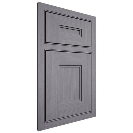 Shiloh Cabinetry Beaded Inset Tahoe White Oak Rift Cut Cadet Door