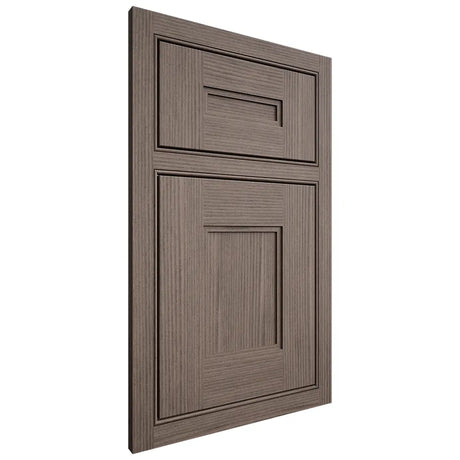 Shiloh Cabinetry Beaded Inset Tahoe White Oak Rift Cut Clay Door