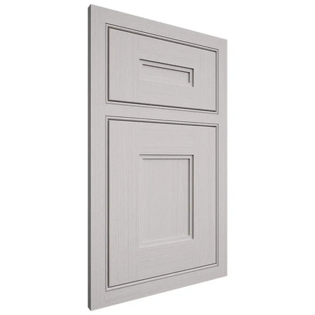 Shiloh Cabinetry Beaded Inset Tahoe White Oak Rift Cut Cotton Door