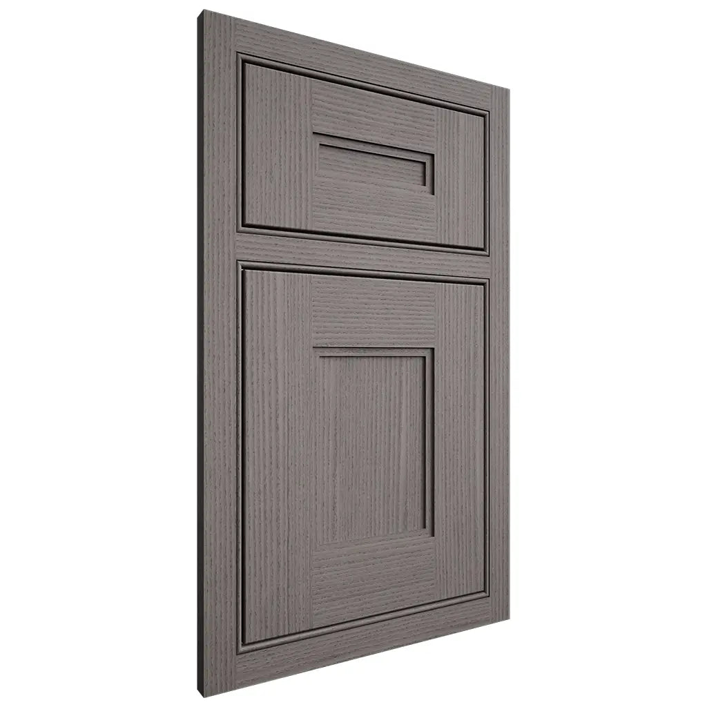 Shiloh Cabinetry Beaded Inset Tahoe White Oak Rift Cut Flagstone Door