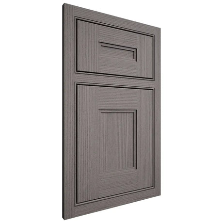 Shiloh Cabinetry Beaded Inset Tahoe White Oak Rift Cut Flagstone Door