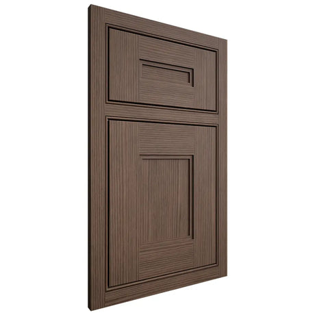 Shiloh Cabinetry Beaded Inset Tahoe White Oak Rift Cut Mineral Door