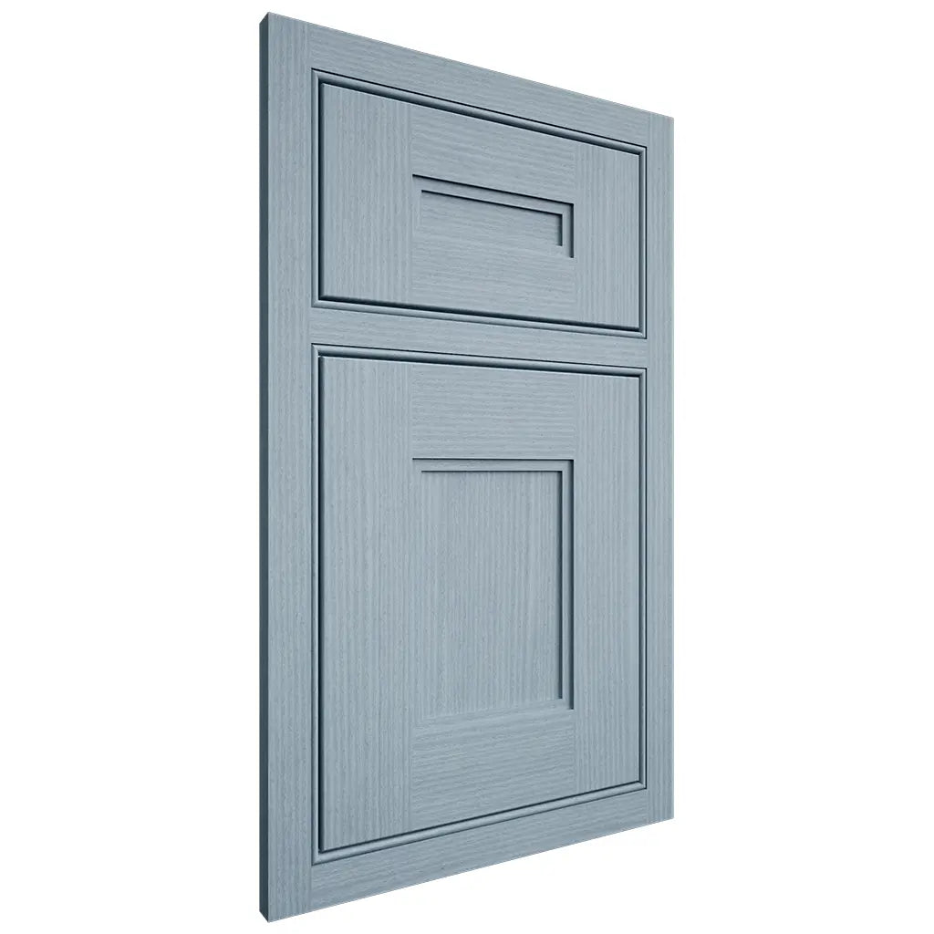 Shiloh Cabinetry Beaded Inset Tahoe White Oak Rift Cut Sky Door