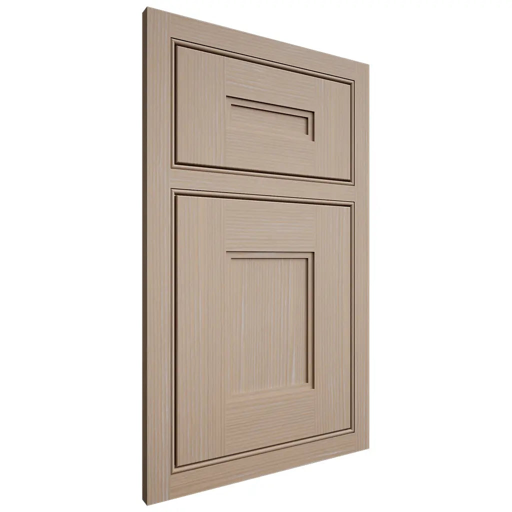 Shiloh Cabinetry Beaded Inset Tahoe White Oak Rift Cut Straw Door