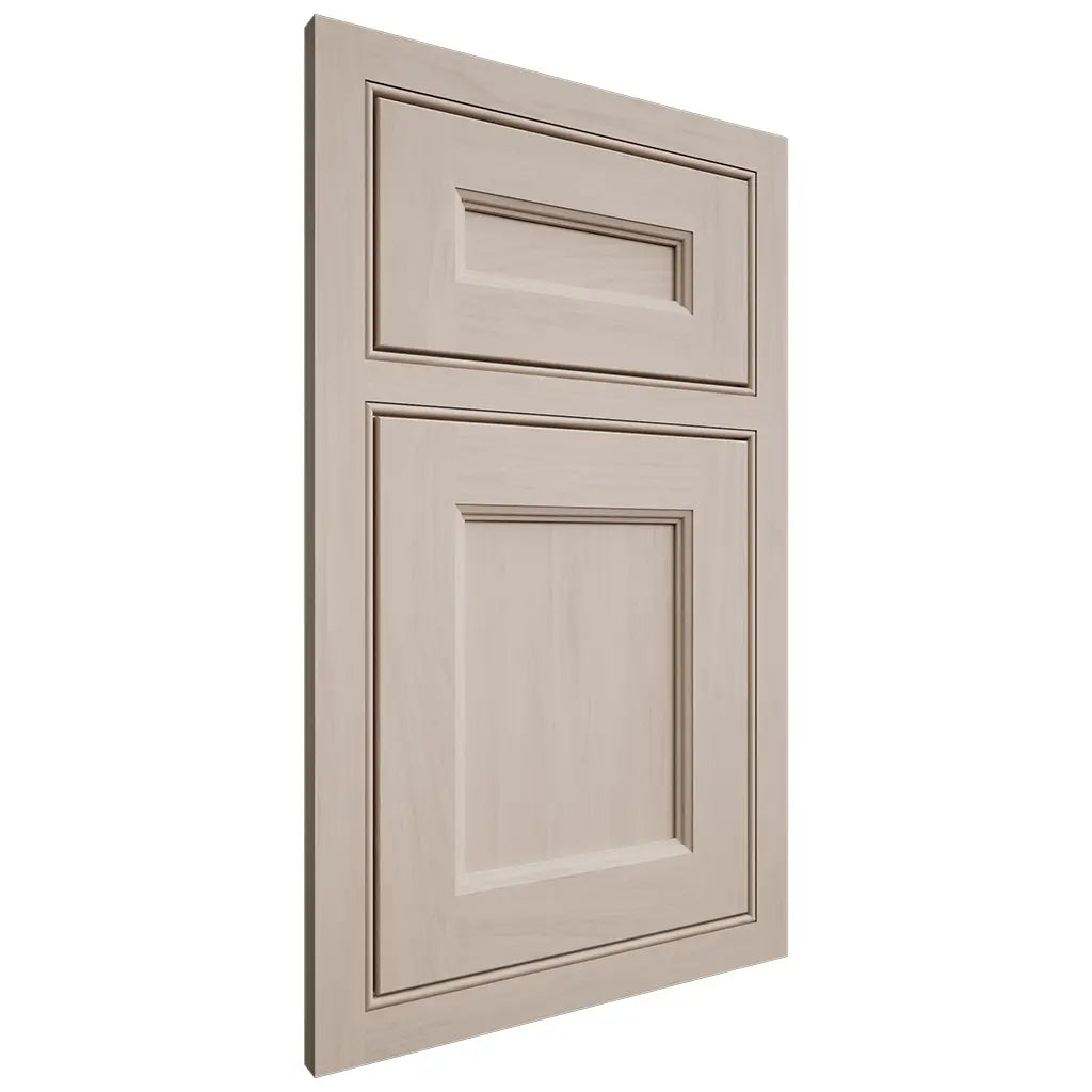Shiloh Cabinetry Beaded Inset Ward Alder Plain Cut White Sands Door