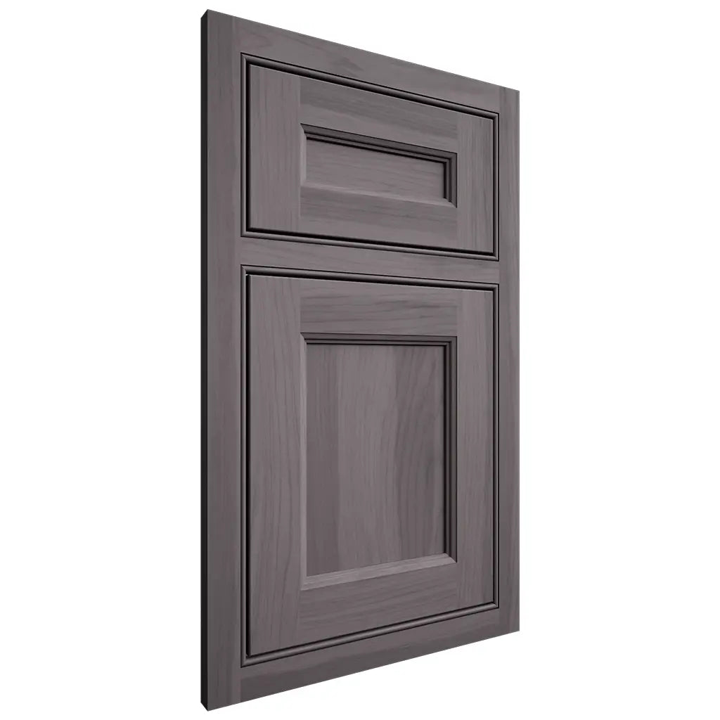 Shiloh Cabinetry Beaded Inset Ward Hickory Plain Cut Cadet Door