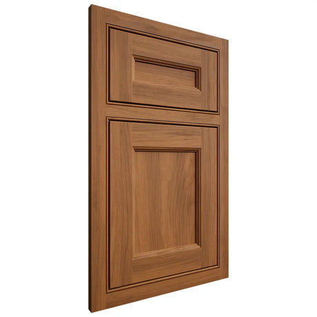 Shiloh Cabinetry Beaded Inset Ward Hickory Plain Cut Chestnut Door