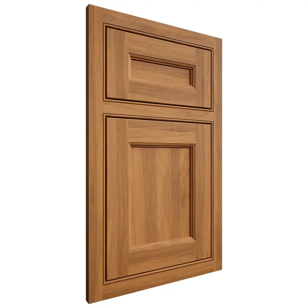 Shiloh Cabinetry Beaded Inset Ward Hickory Plain Cut Medium Door