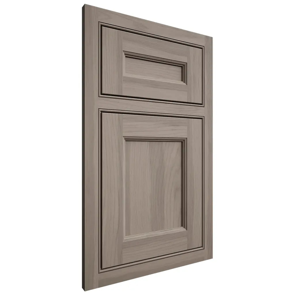 Shiloh Cabinetry Beaded Inset Ward Hickory Plain Cut Sterling Door