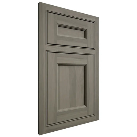 Shiloh Cabinetry Beaded Inset Ward Hickory Plain Cut Thyme Door