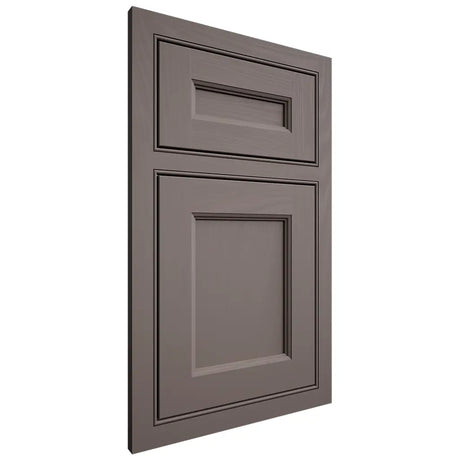 Shiloh Cabinetry Beaded Inset Ward Poplar Plain Cut Heatherstone Door