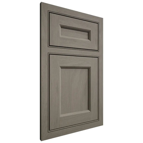 Shiloh Cabinetry Beaded Inset Ward Poplar Plain Cut Thyme Door
