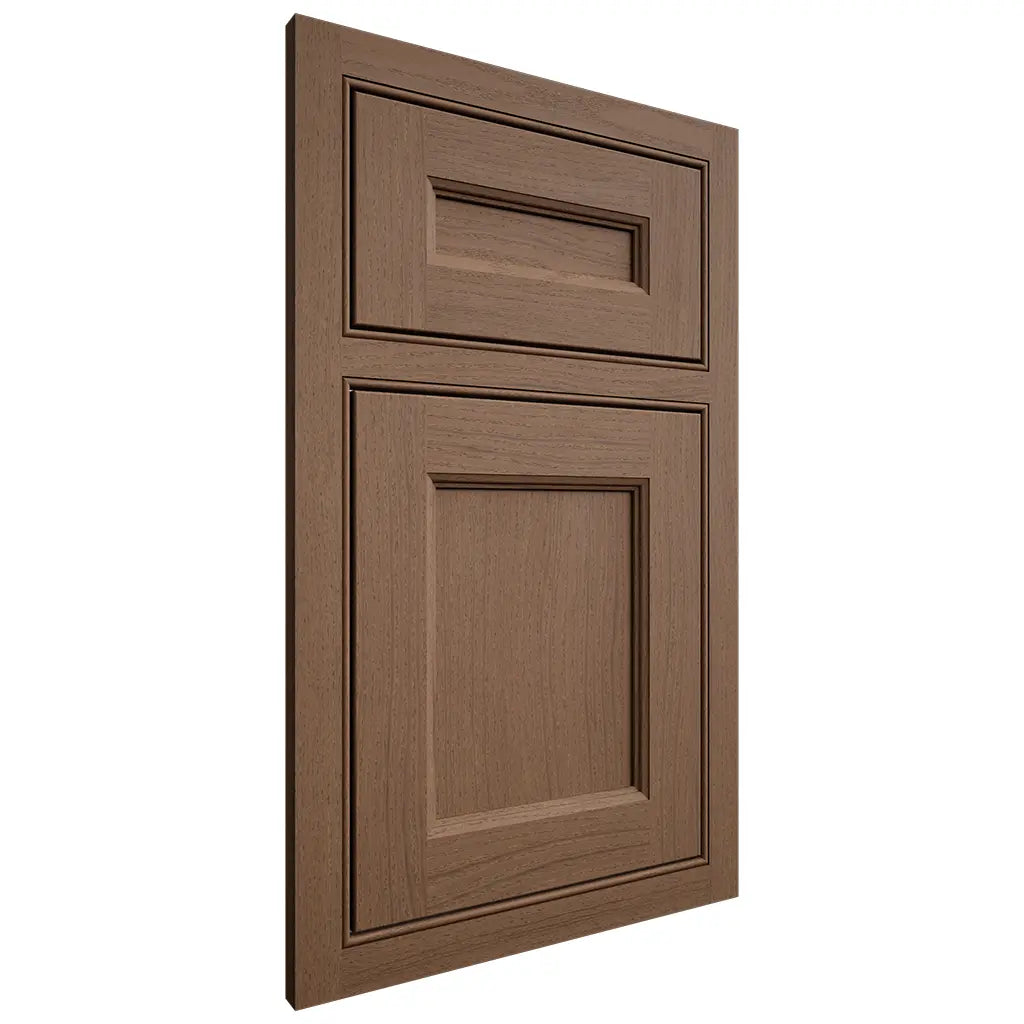 Shiloh Cabinetry Beaded Inset Ward White Oak Plain Cut Autumn Door