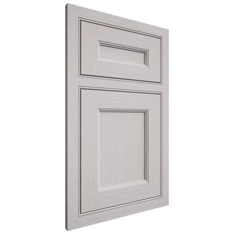 Shiloh Cabinetry Beaded Inset Ward White Oak Plain Cut Cotton Door
