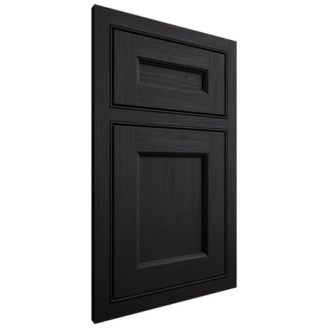 Shiloh Cabinetry Beaded Inset Ward White Oak Plain Cut Espresso Door
