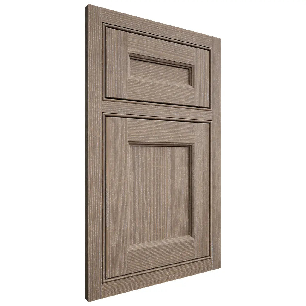 Shiloh Cabinetry Beaded Inset Ward White Oak Quarter Sawn Almond Door