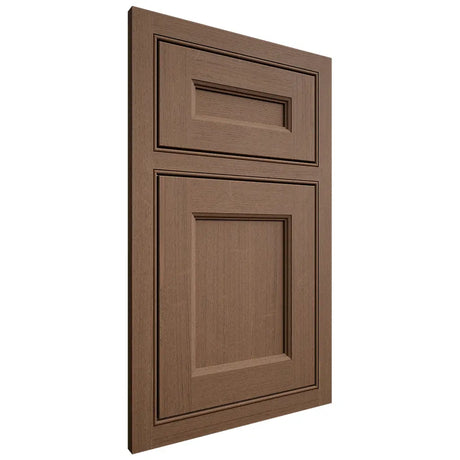 Shiloh Cabinetry Beaded Inset Ward White Oak Quarter Sawn Autumn Door
