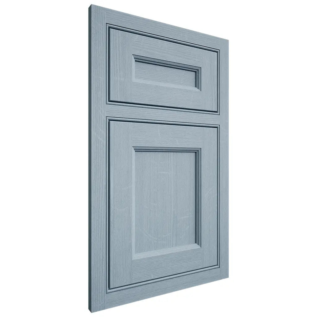 Shiloh Cabinetry Beaded Inset Ward White Oak Quarter Sawn Sky Door