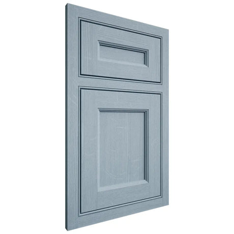 Shiloh Cabinetry Beaded Inset Ward White Oak Quarter Sawn Sky Door