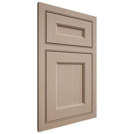 Shiloh Cabinetry Beaded Inset Ward White Oak Quarter Sawn Straw Door