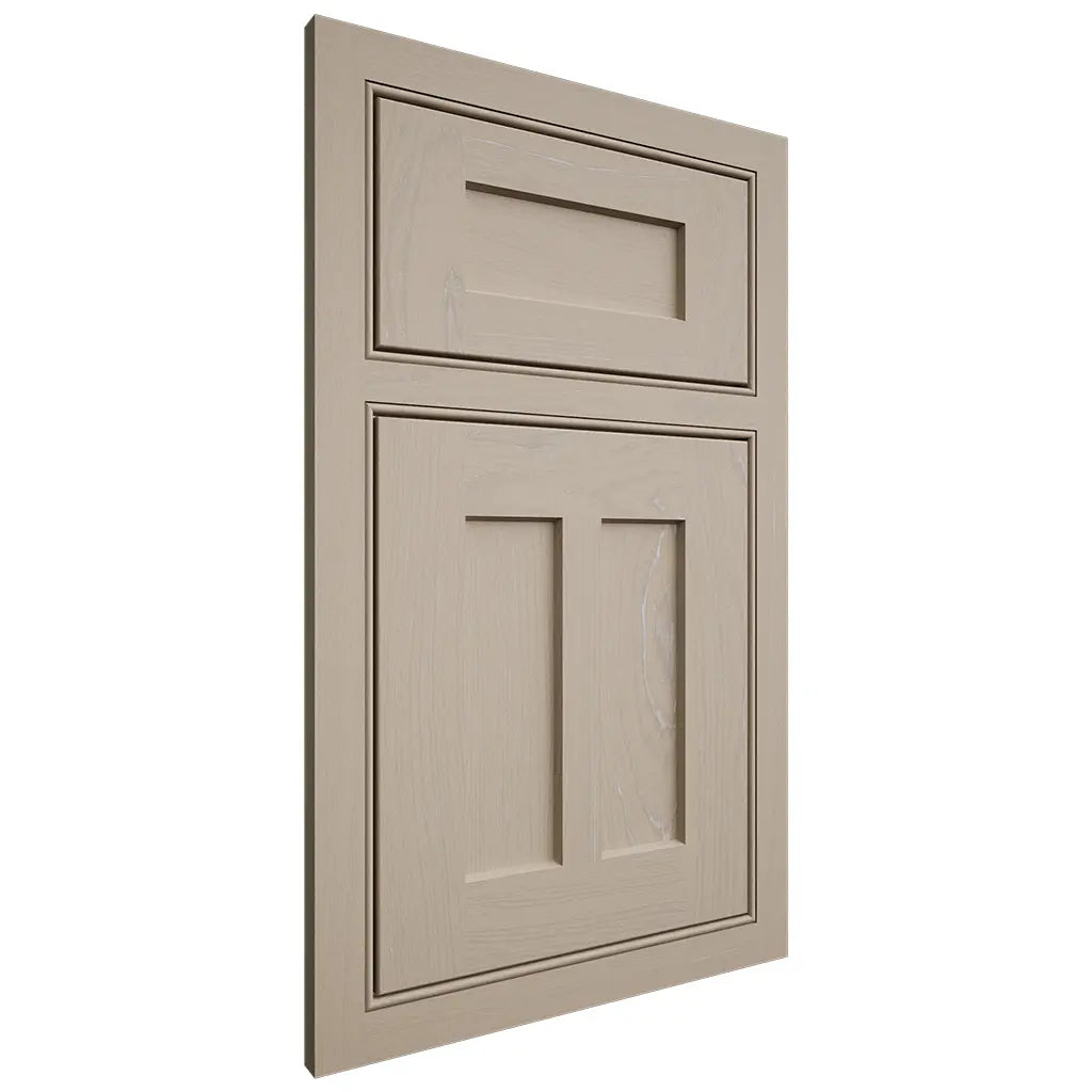 Shiloh Cabinetry Beaded Inset Wilmington Maple Plain Cut Pebble Door