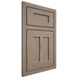 Shiloh Cabinetry Beaded Inset Wilmington White Oak Plain Cut Almond Door