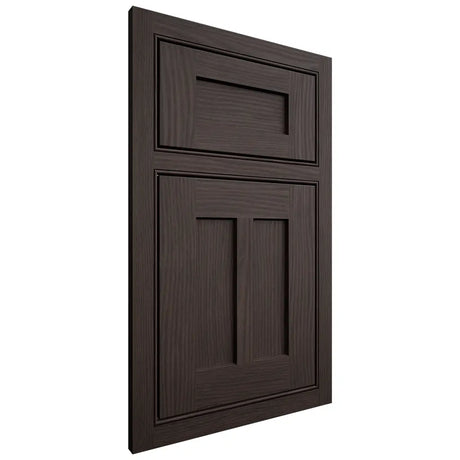 Shiloh Cabinetry Beaded Inset Wilmington White Oak Plain Cut Morel Door