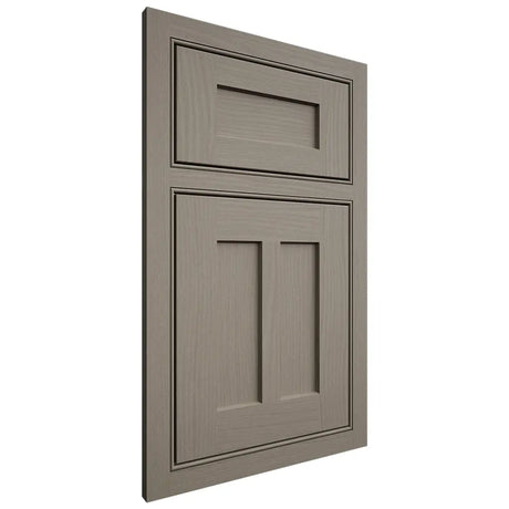 Shiloh Cabinetry Beaded Inset Wilmington White Oak Plain Cut Thyme Door