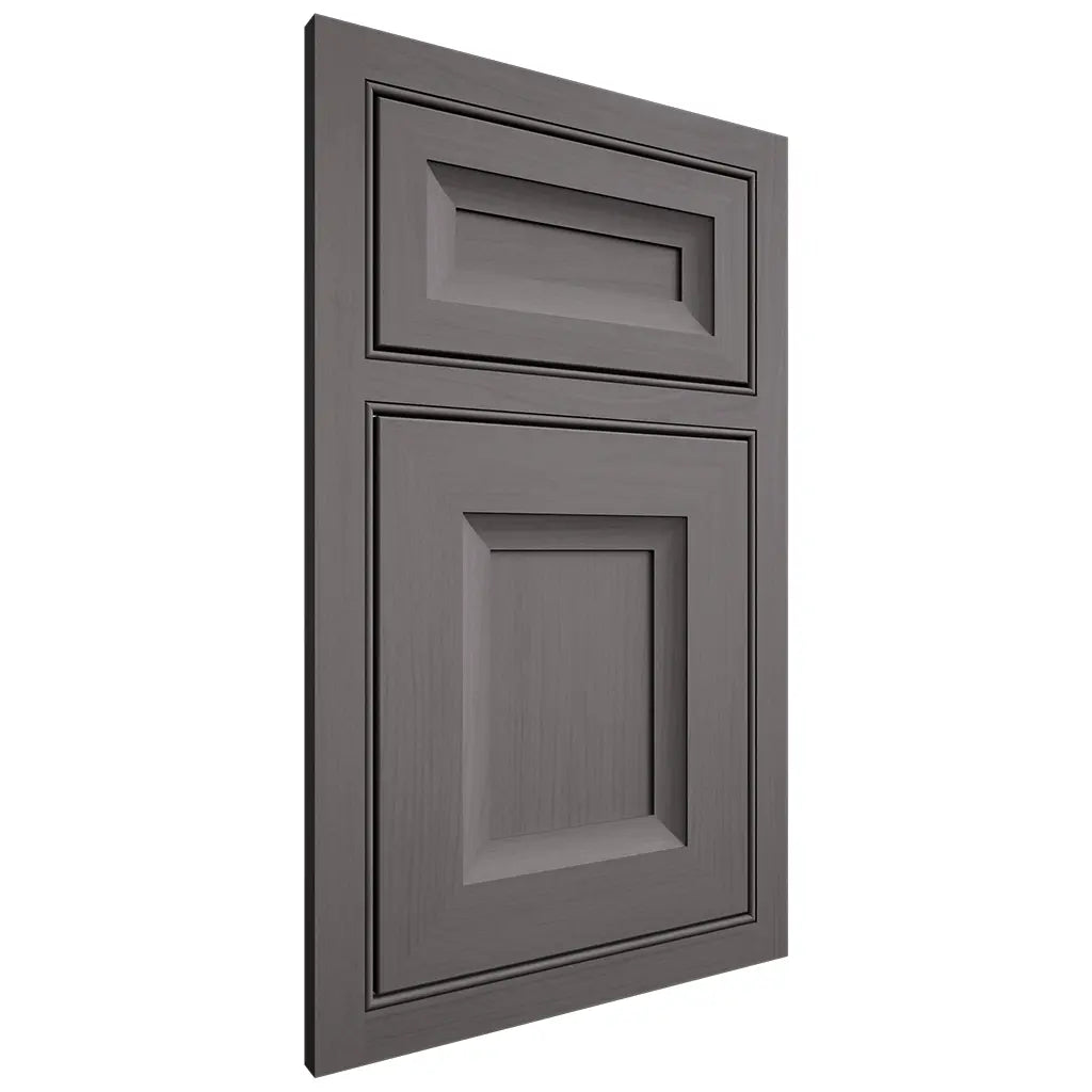 Shiloh Cabinetry Beaded Inset Windsor Walnut Plain Cut Cadet Door