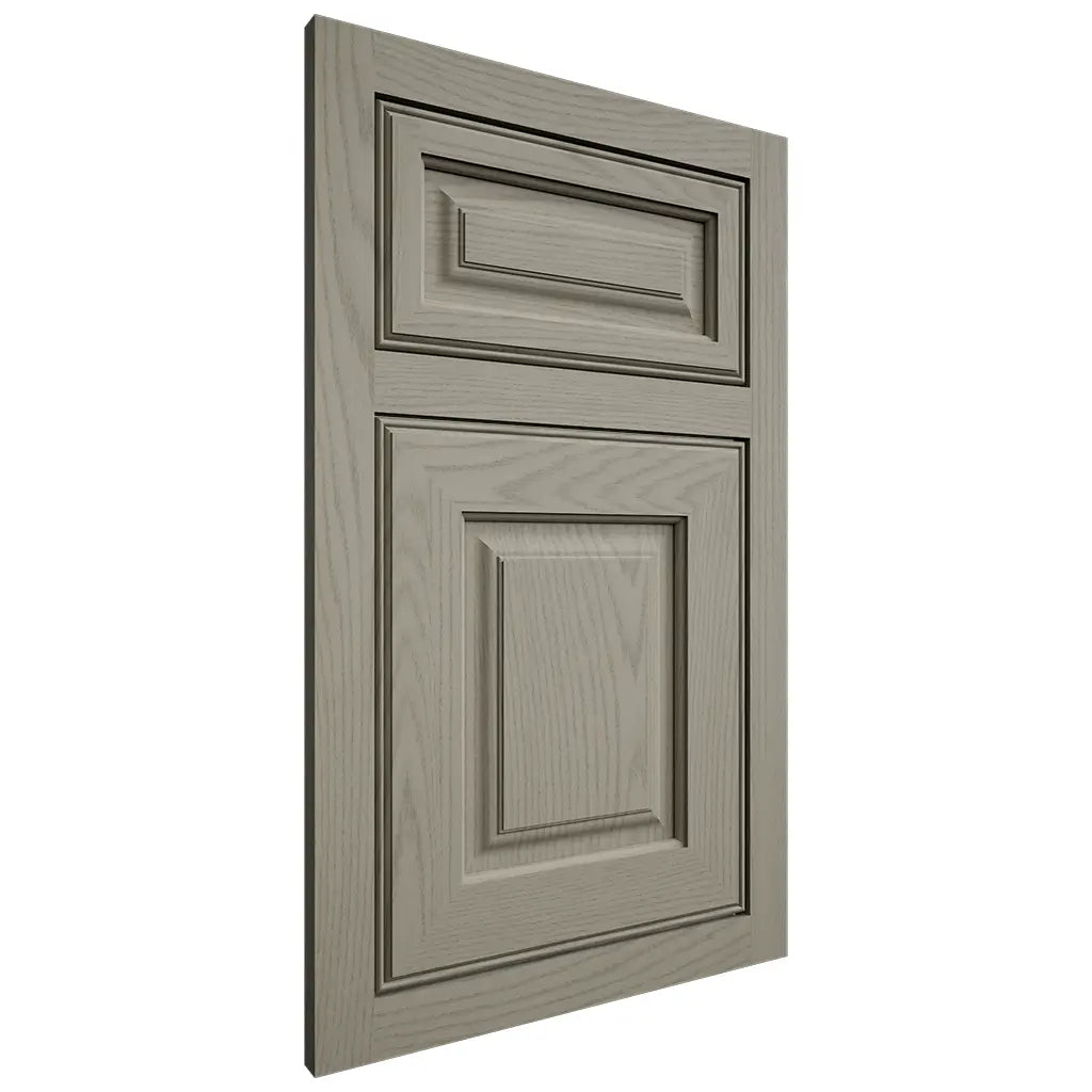 Shiloh Cabinetry Flush Inset Asherville Red Oak Plain Cut Thyme Door